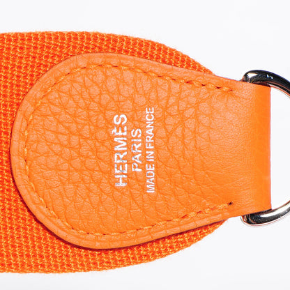 Hermes Taurillon Clemence Evelyne III GM Orange 13 of 15