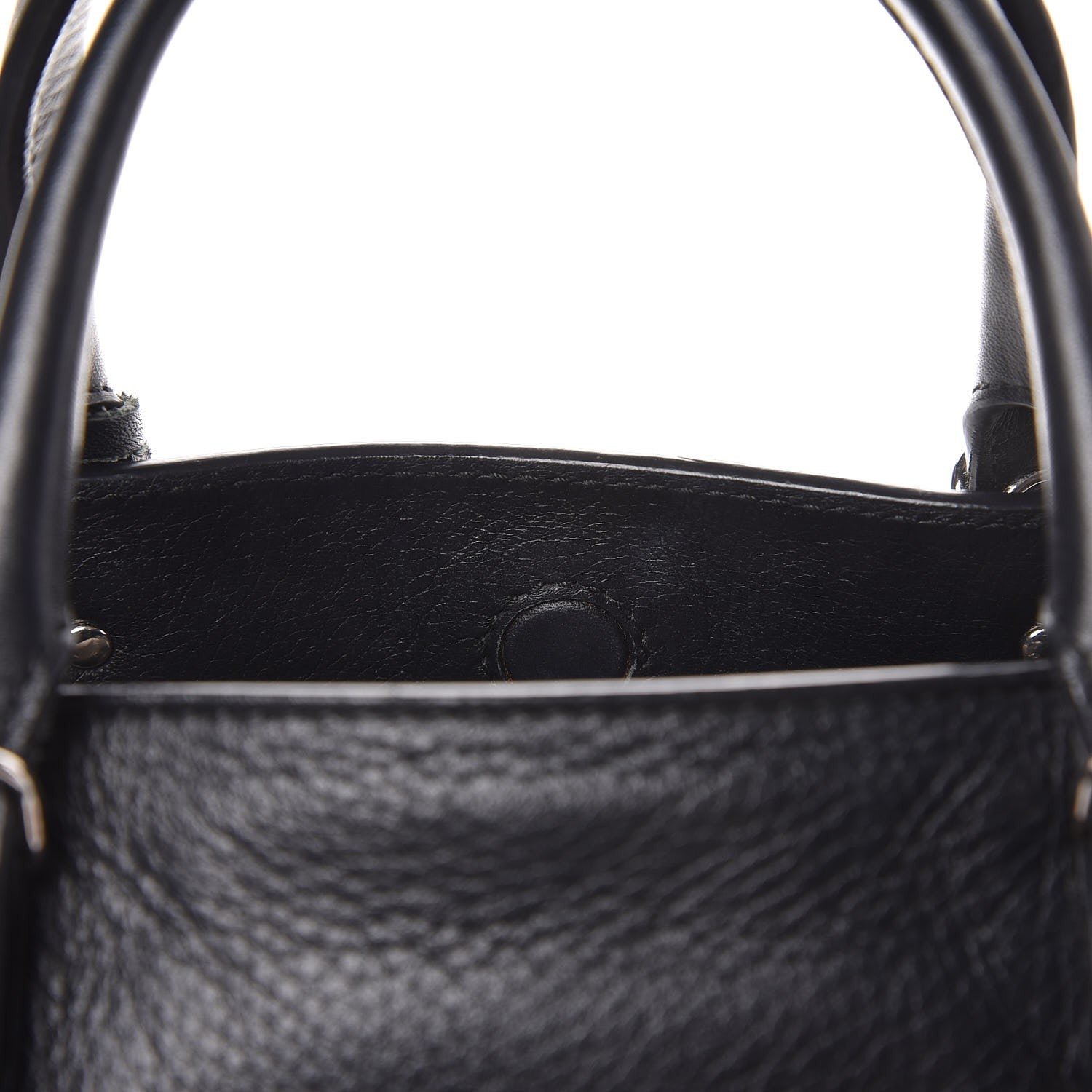 Balenciaga Grained Calfskin Papier Mini A4 Zip Around Tote Black 9 of 15