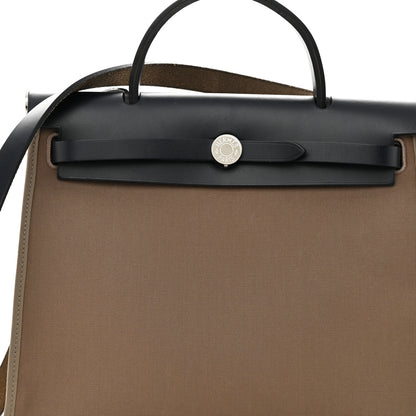 Hermes Vache Hunter Toile Herbag Zip 31 PM Etoupe Ebene 8 of 11