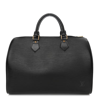 Louis Vuitton Epi Speedy 35 Black 1 of 15