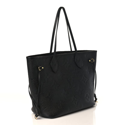 Louis Vuitton Empreinte Monogram Giant Neverfull MM Black 4 of 9