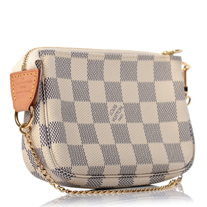 Louis Vuitton Damier Azur Mini Pochette Accessories 2 of 4