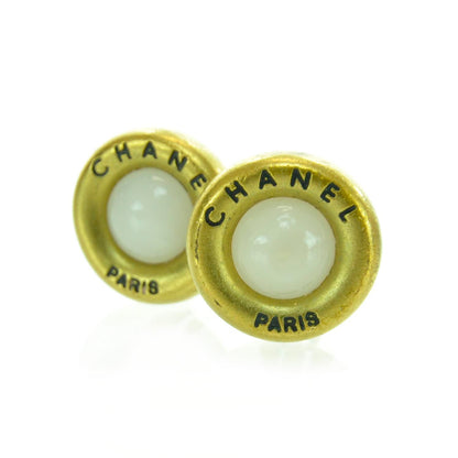 Chanel Clip On Earrings Gold 1 of 4