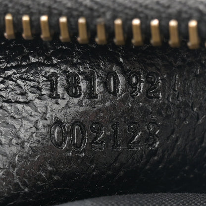 Gucci Monogram Medium Half Moon Hobo Black 6 of 10