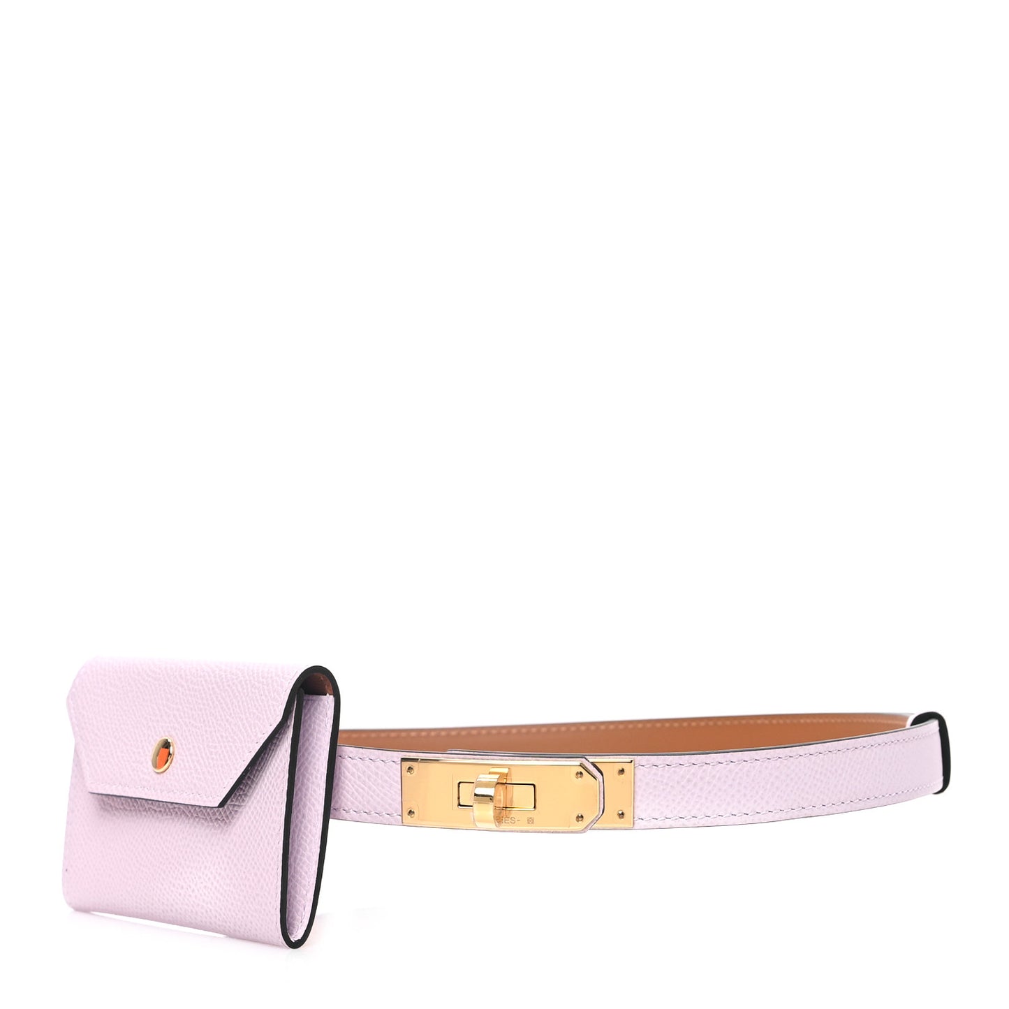 Epsom Kelly Pocket Belt Mauve Pale