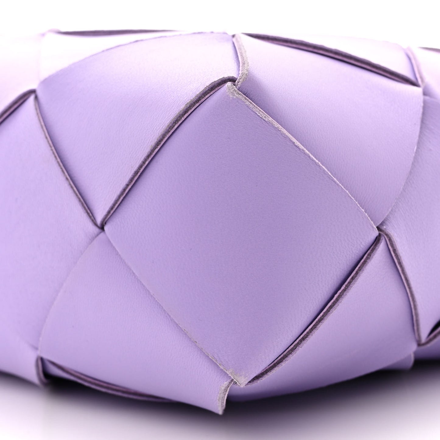 Lambskin Maxi Intrecciato Small Cassette Camera Bag Wisteria
