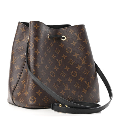 Louis Vuitton Monogram Neonoe MM Black 3 of 9