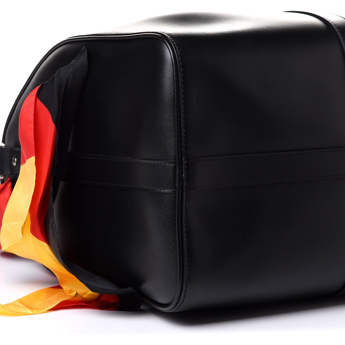 Calfskin Flags Keepall Bandouliere 50 Black