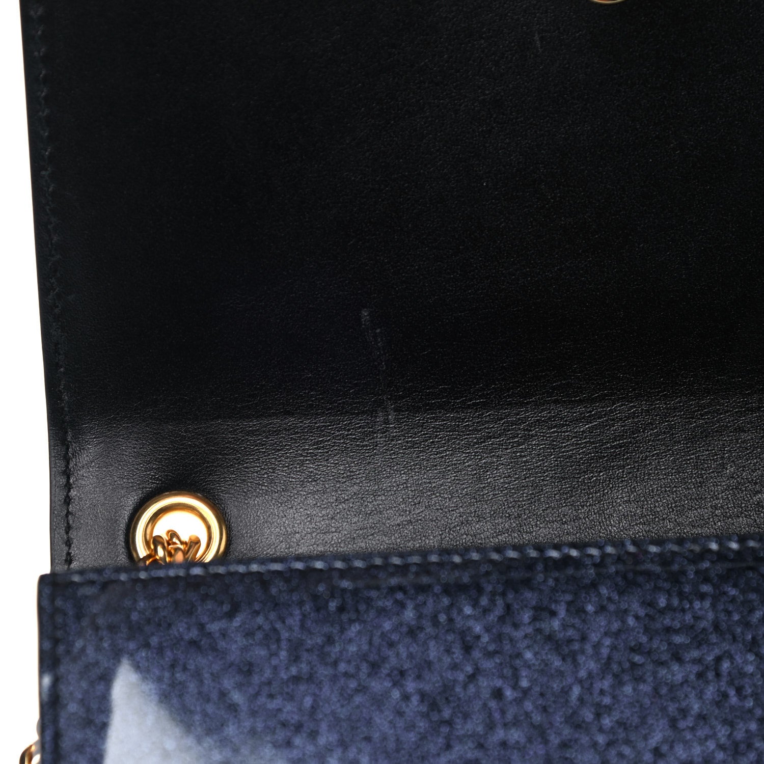 Saint Laurent Glitter Patent Small Monogram Kate Satchel Cobalt 11 of 16