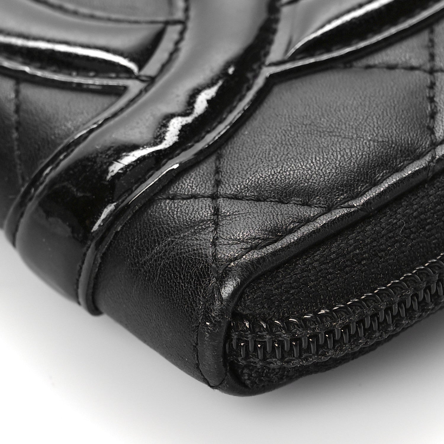 Chanel Calfskin Cambon Zip Around Organizer Wallet Black 10 of 12