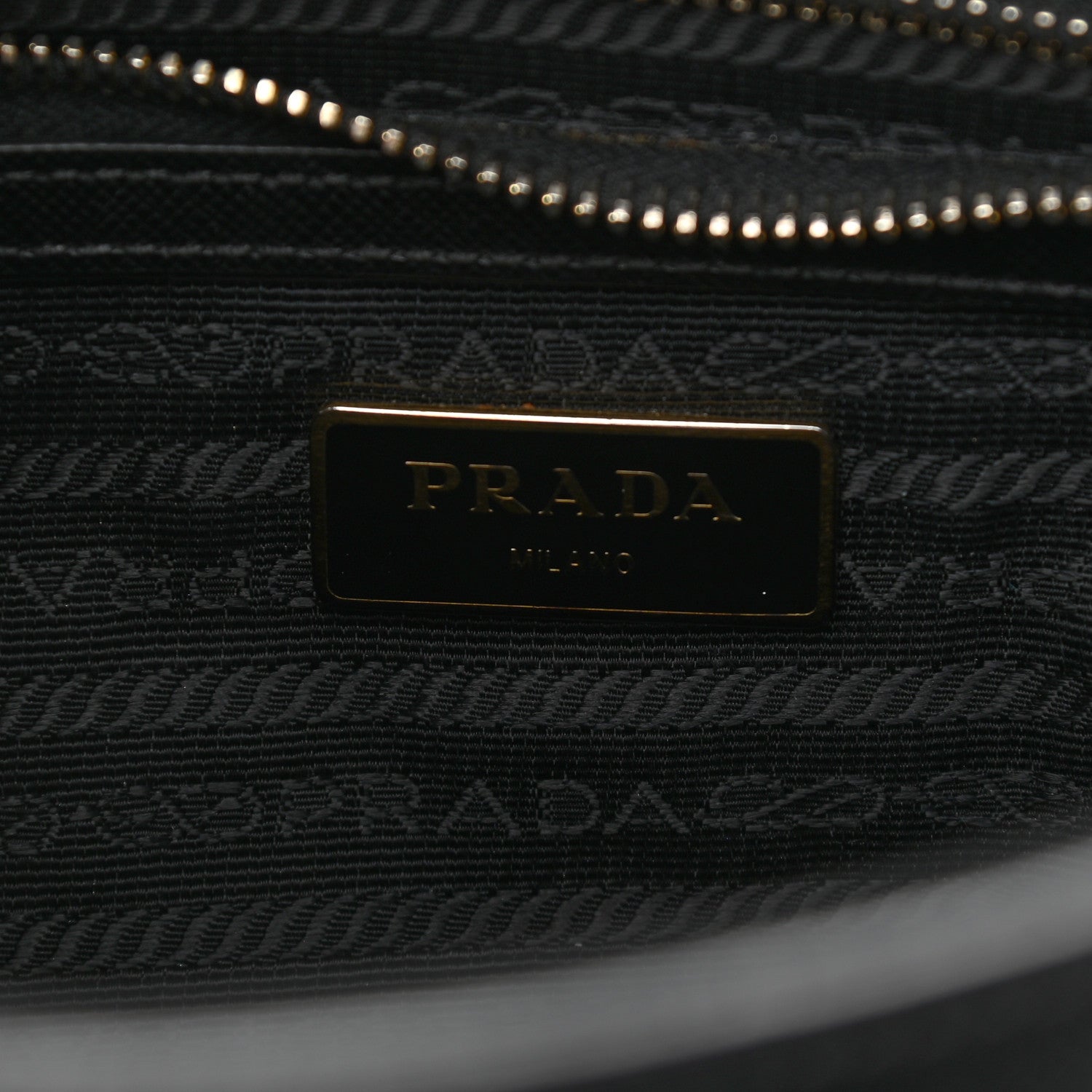 Prada Saffiano Small Galleria Double Zip Tote Black 6 of 10