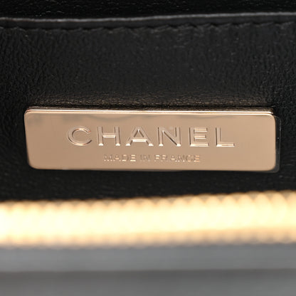 Chanel Calfskin Quilted Small Studded Square Vanity Case Black 6 of 11