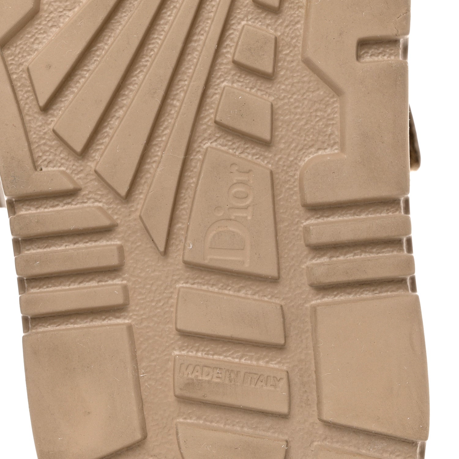 Christian Dior Lambskin Dioract 10mm Slide Sandals 37 Beige 8 of 9