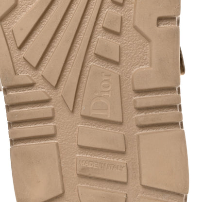 Christian Dior Lambskin Dioract 10mm Slide Sandals 37 Beige 8 of 9