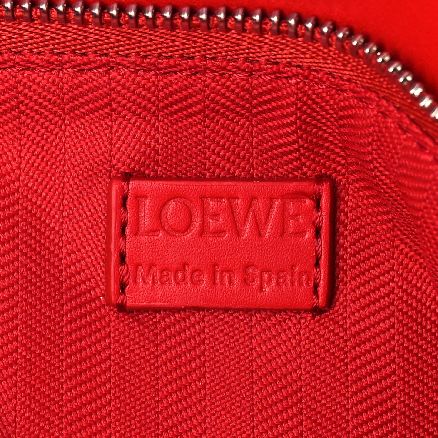 Satin Calfskin Mini Puzzle Edge Bag Red