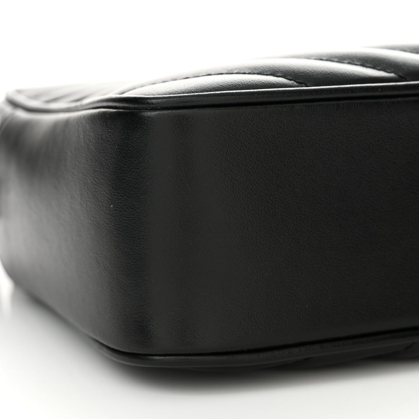 Calfskin Matelasse Monogram Lou Camera Bag Black