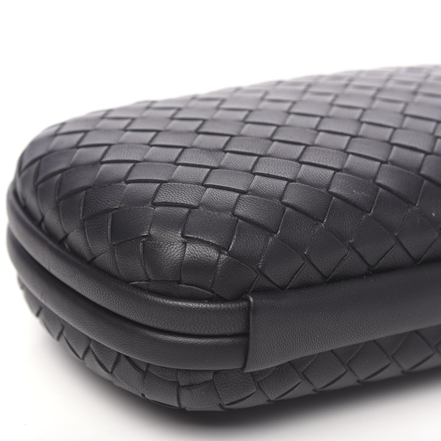 Bottega Veneta Nappa Intrecciato Chain Knot Clutch Black 5 of 8