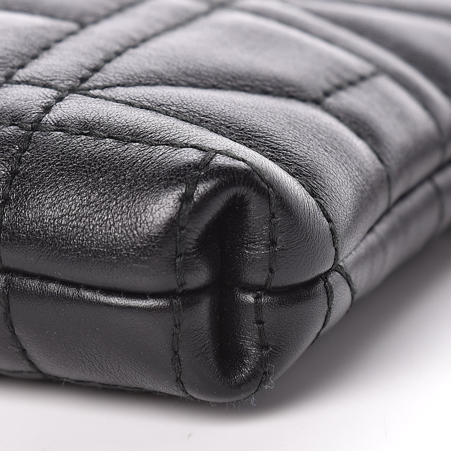 Calfskin Matelasse Mini Pearly GG Marmont Chain Bag Black