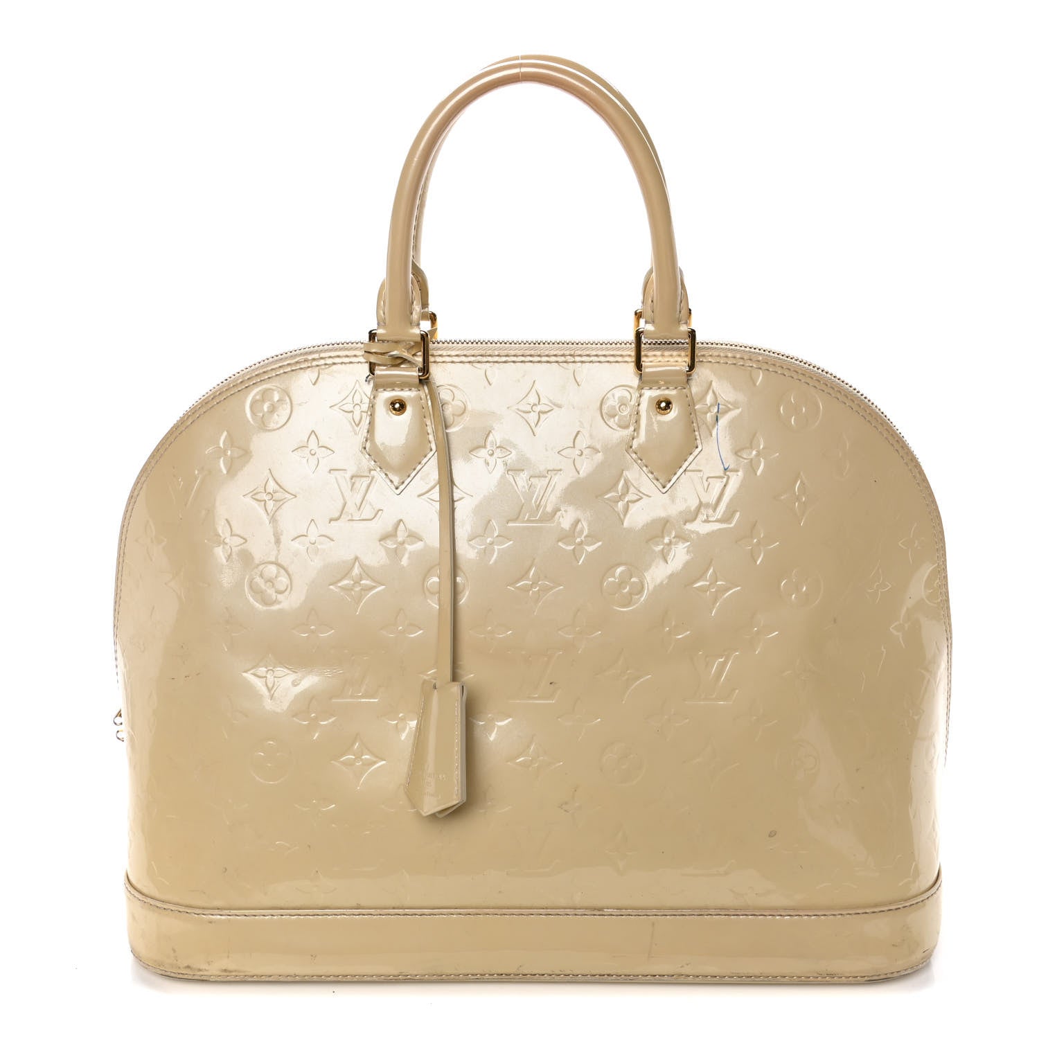 Louis Vuitton Vernis Alma MM Blanc Corail 1 of 20