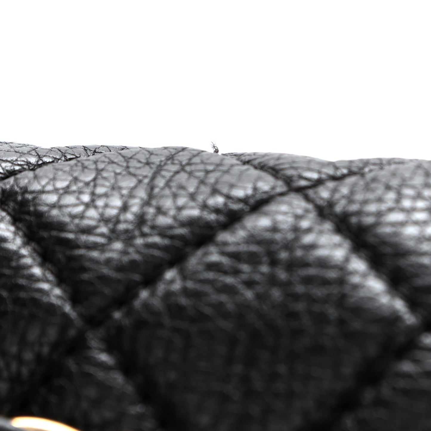 Calfskin Quilted XXL Travel Flap Bag Black