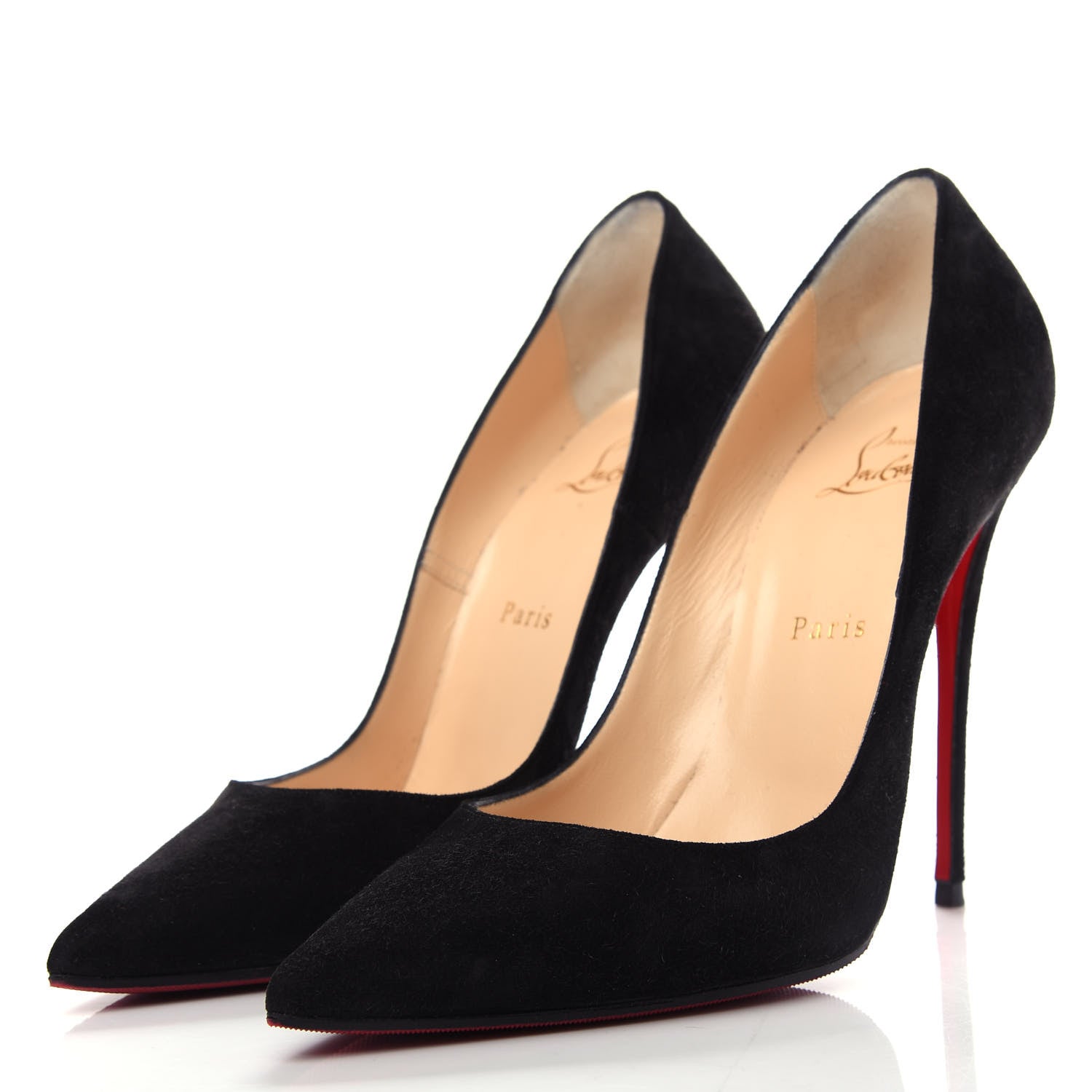 Christian Louboutin Veau Velours So Kate 120 Pumps 39.5 Black 3 of 10