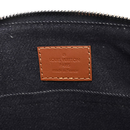 Louis Vuitton Monogram City Keepall Blue 5 of 8
