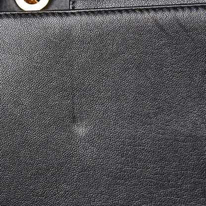 Chanel Sheepskin Quilted Vintage Mademoiselle Flap Black 17 of 22