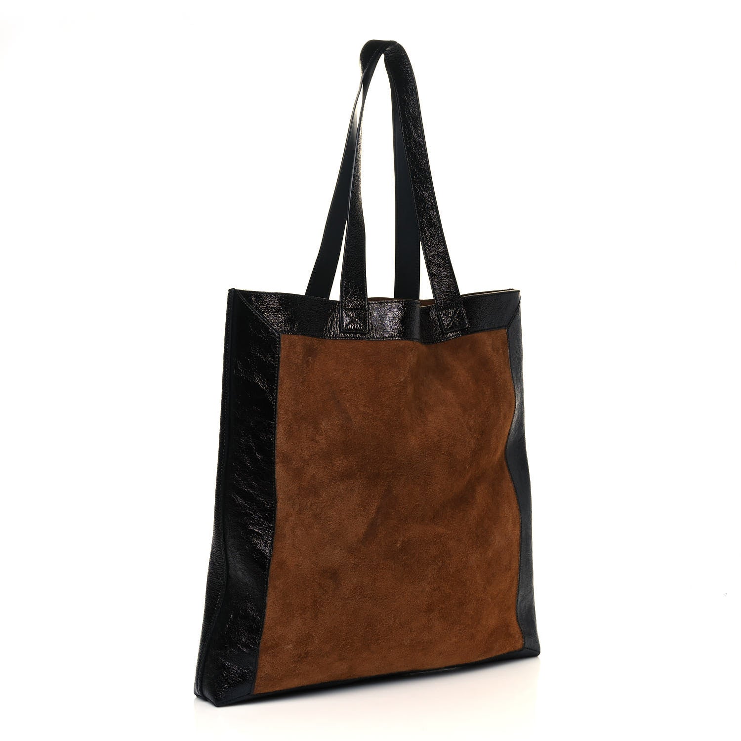 Gucci Suede Large Ophidia Vertical Shopping Tote Chestnut 2 of 11