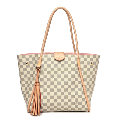 Louis Vuitton Damier Azur Propriano Rose Ballerine 1 of 9