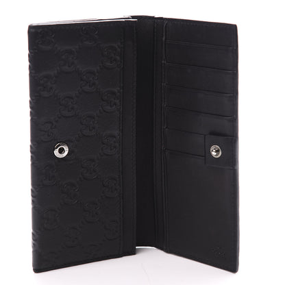 Gucci Guccissima Continental Flap Wallet Black 4 of 8