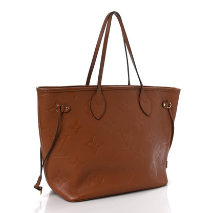 Louis Vuitton Empreinte Monogram Giant Neverfull MM Cognac 4 of 9