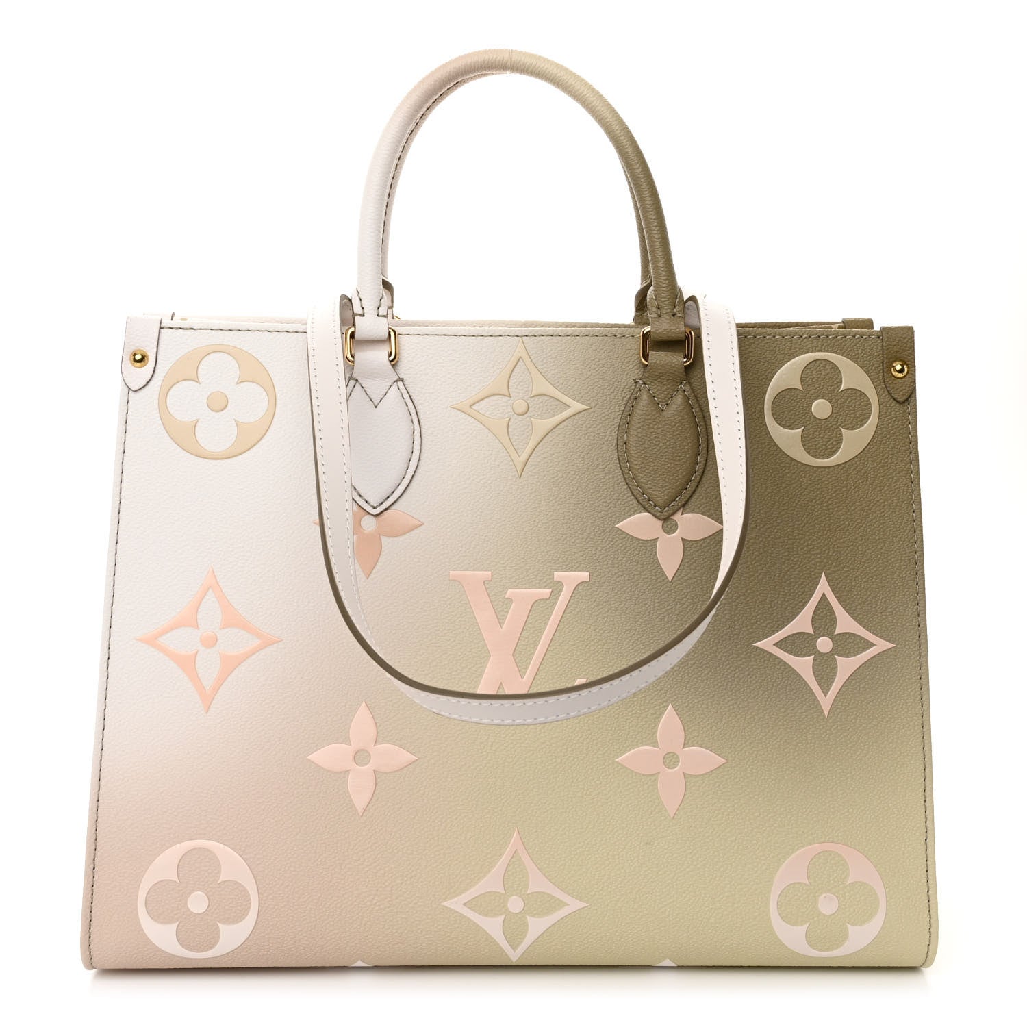Louis Vuitton Monogram Giant Spring In The City Onthego MM Sunset Kaki 1 of 10