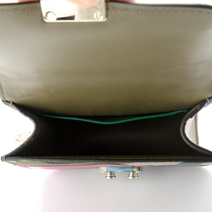 Valentino Garavani Nappa Canvas Camouflage Mini Glam Lock Rockstud Flap Multicolor 5 of 6