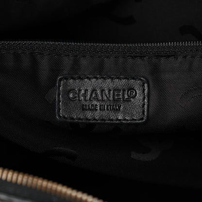Chanel Calfskin Contrast Stitch Surpique Bowler Dark Brown 8 of 17