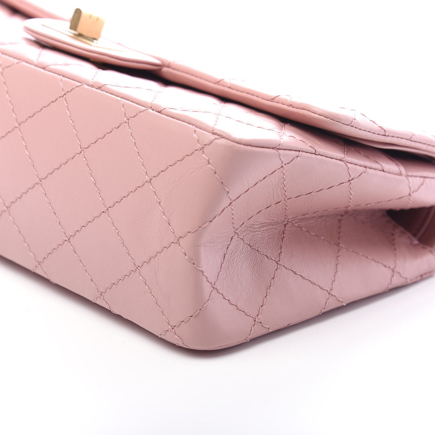 Aged Calfskin Quilted 2.55 Reissue 225 Flap Pink