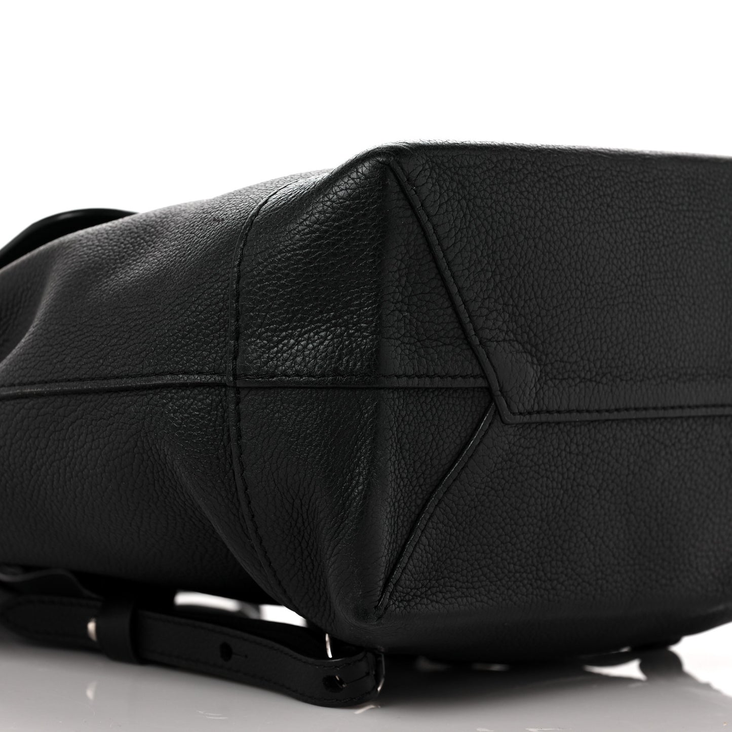 Calfskin Lockme Backpack Black