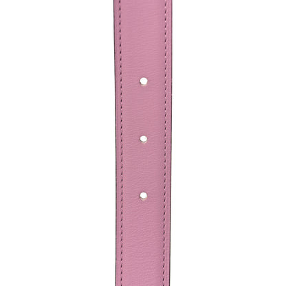 Hermes Swift Epsom 24mm H au Carre Twist Belt 75 Mauve Sylvestre Rouge Sellier 5 of 5