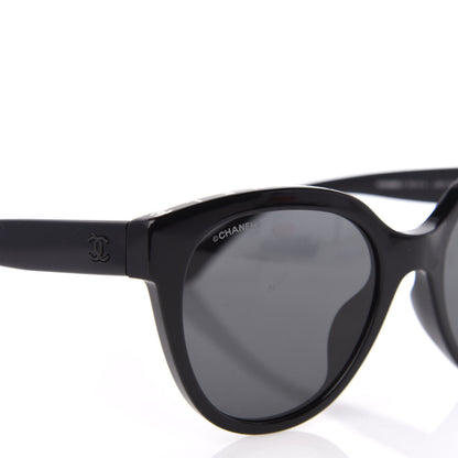 Chanel Acetate CC Butterfly Sunglasses 5414-A Black 7 of 9