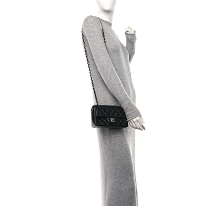 Chanel Lambskin Quilted Mini Rectangular Flap Black 2 of 11