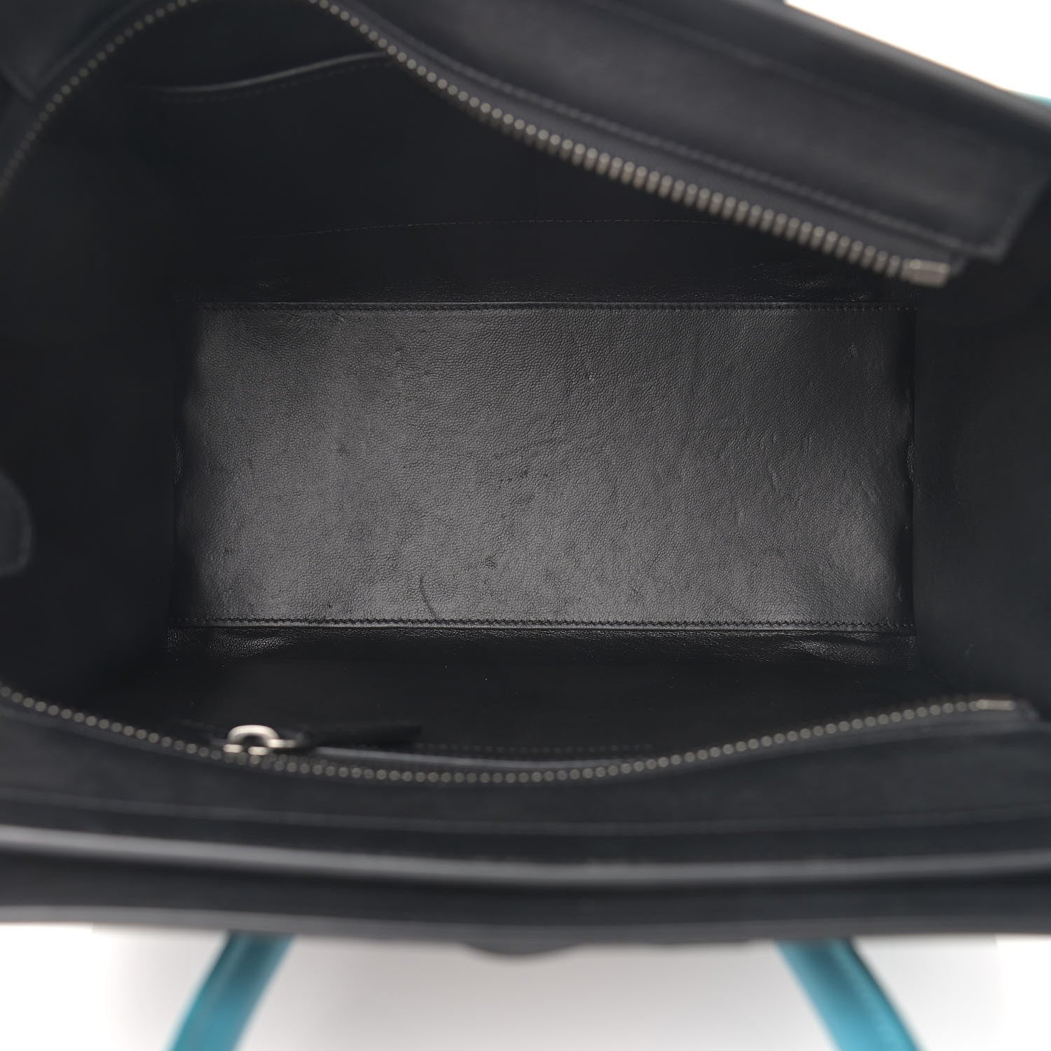 Celine Smooth Calfskin Micro Tri-Color Luggage Turquoise 5 of 12