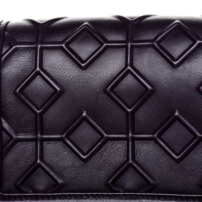 Chanel Calfskin Crystal Embossed Small Boy Flap Plum 18 of 20