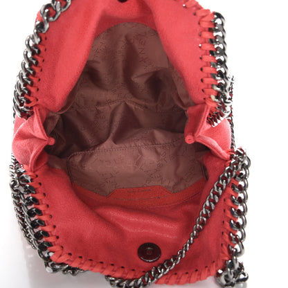 Stella McCartney Shaggy Deer Mini Falabella Fold Over Tote Pink Fluo 5 of 10