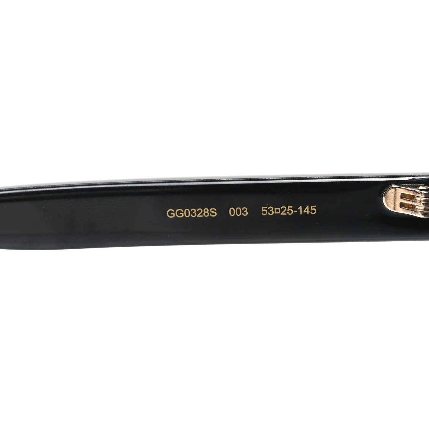 Acetate Oversize Stripe Sunglasses GG0328S Black Multi