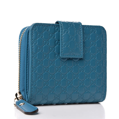 Gucci Microguccissima Compact Wallet Deep Cobalt 3 of 9