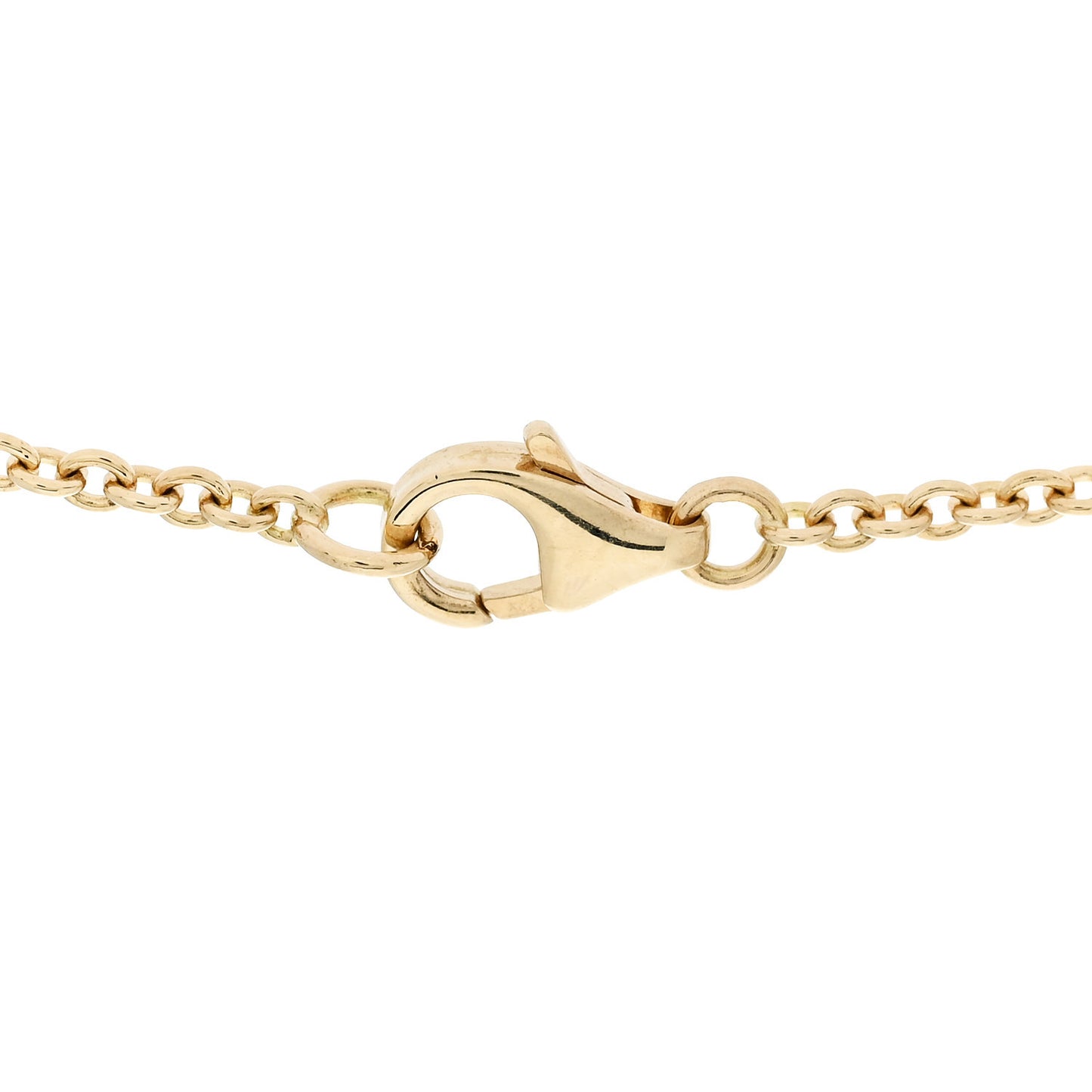 18K Yellow Gold Interlocking LOVE Necklace