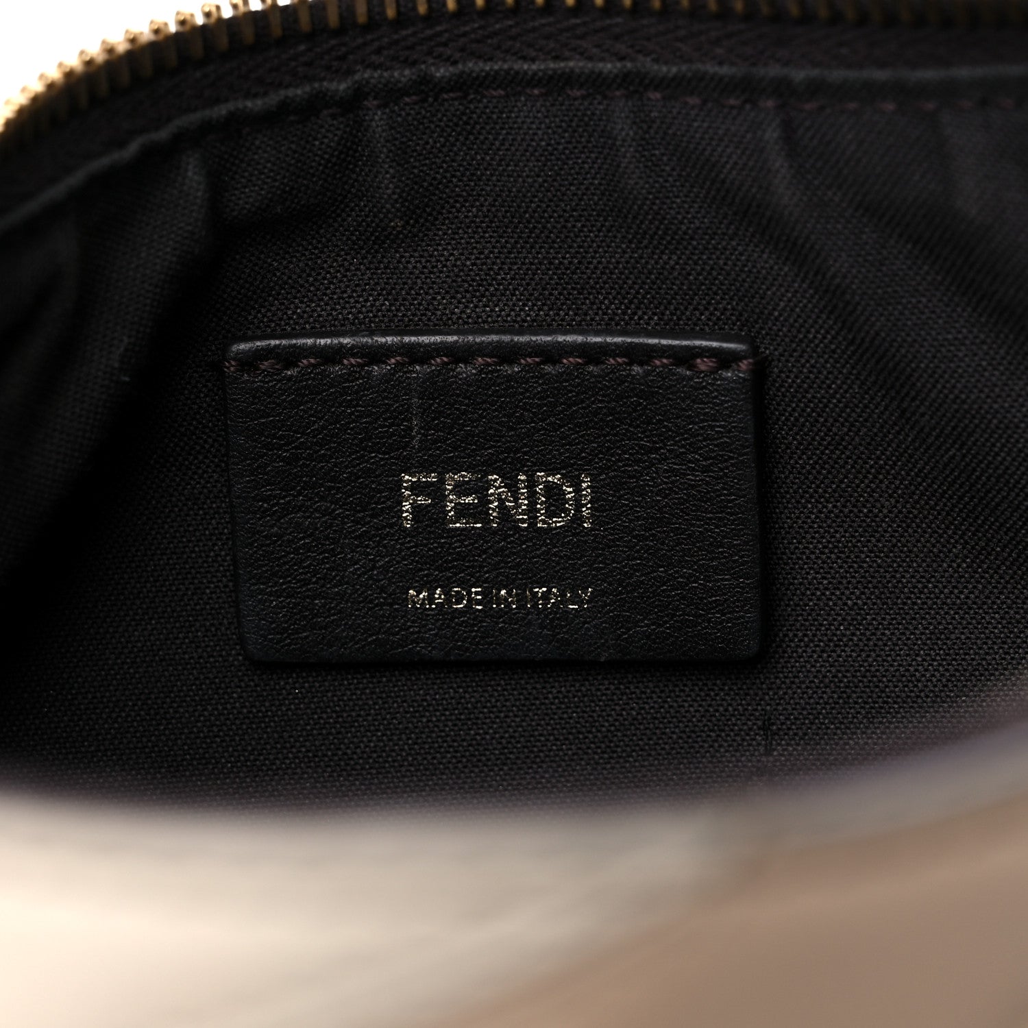 Fendi Vitello Seta Goatskin Suede Rainbow Inlay Small Fendigraphy Hobo Bag Grigio Multicolor Ebano 6 of 15