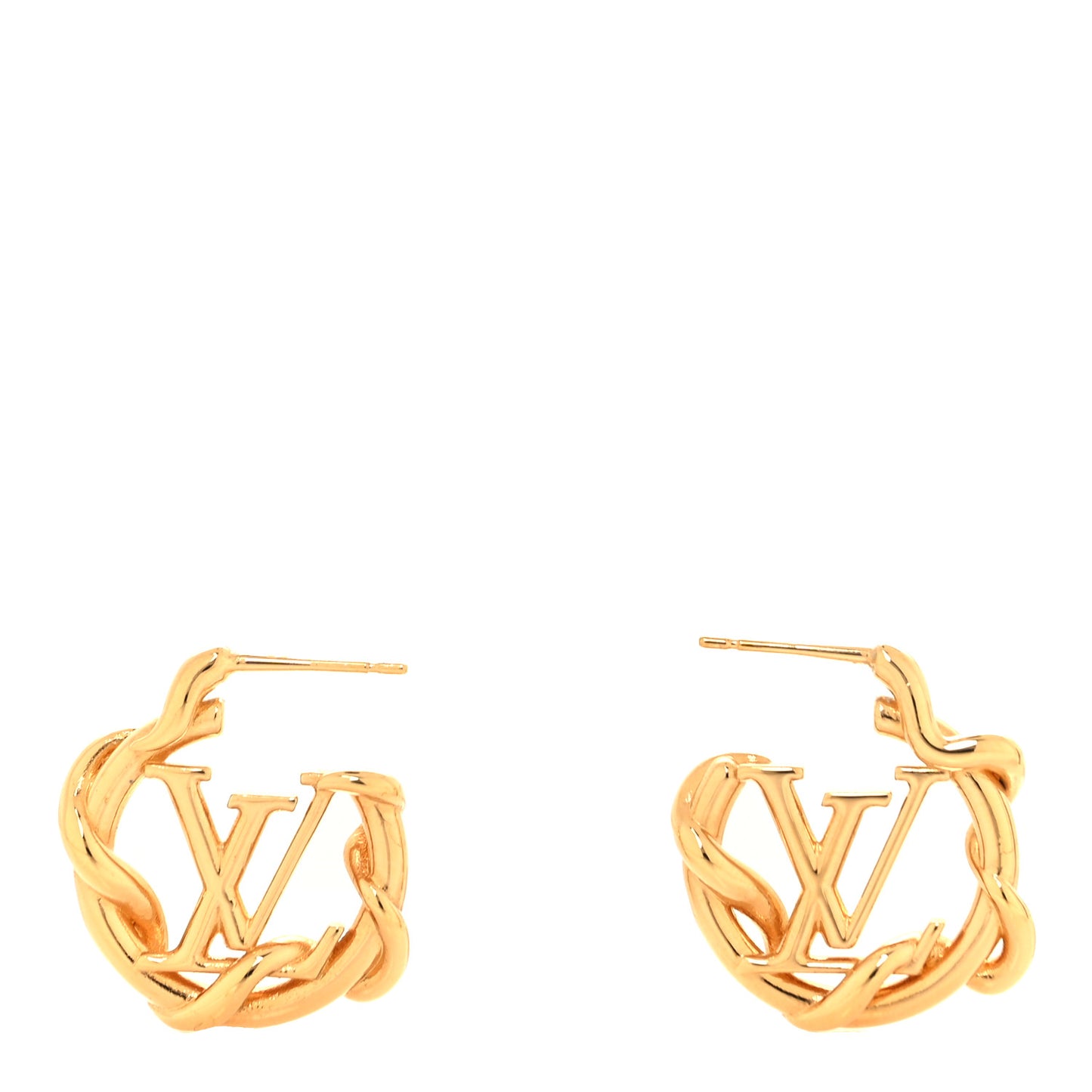 Garden Louise Hoop Earrings Gold