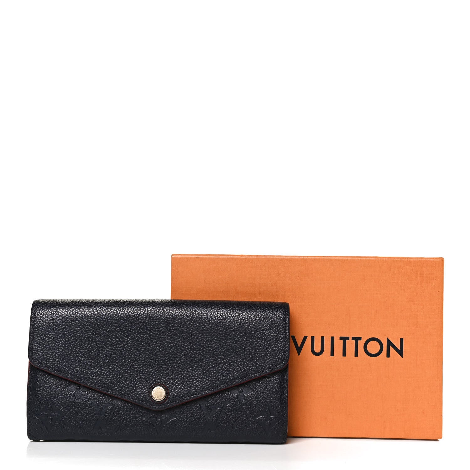 Louis Vuitton Empreinte Sarah Wallet NM Marine Rouge 9 of 9