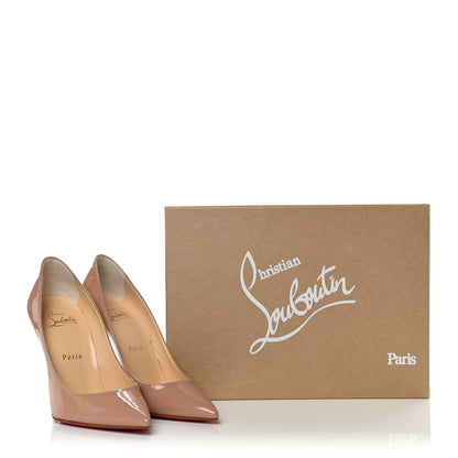Christian Louboutin Patent Kate 100 Pumps 37 Nude 11 of 11