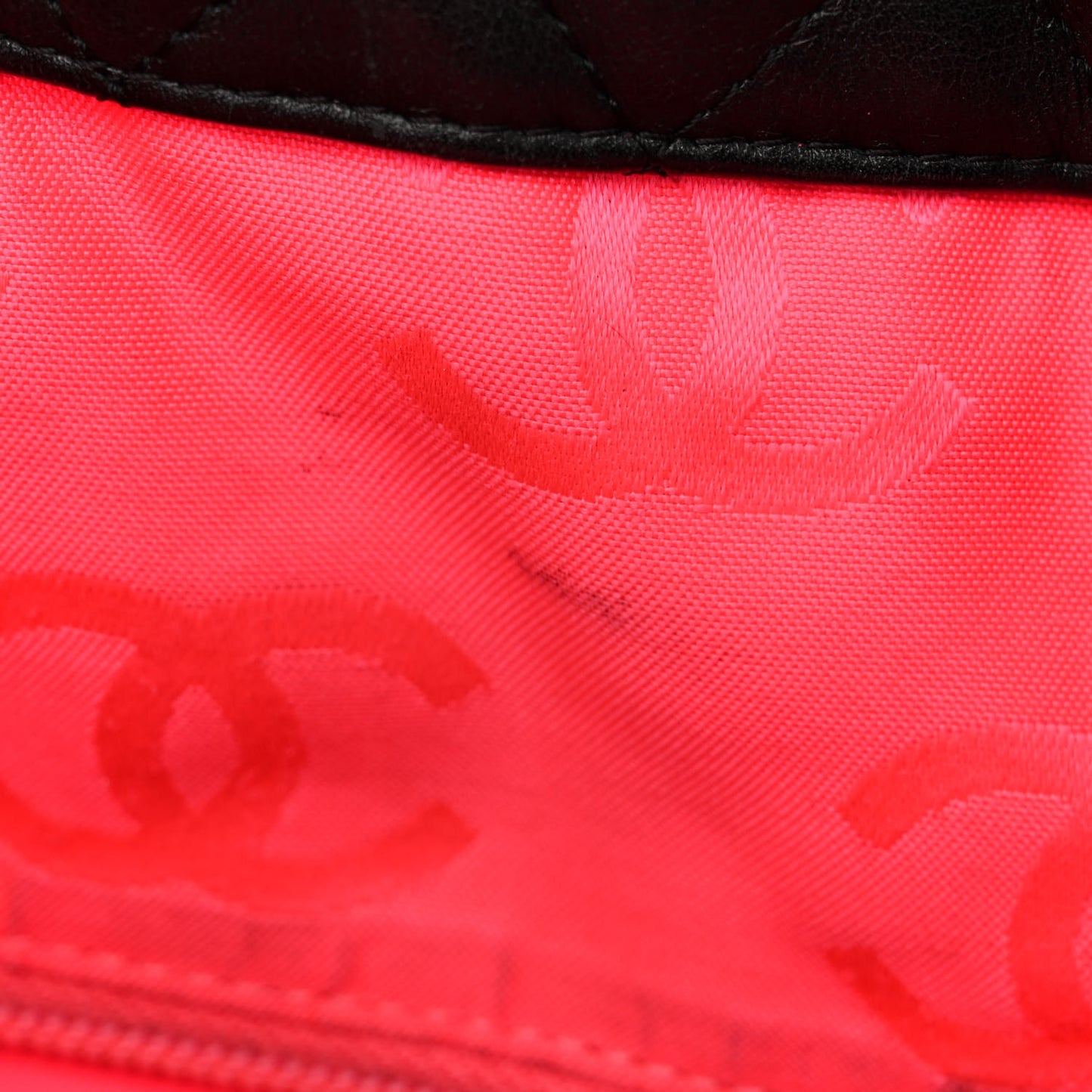 Calfskin Quilted Large Cambon Tote Black